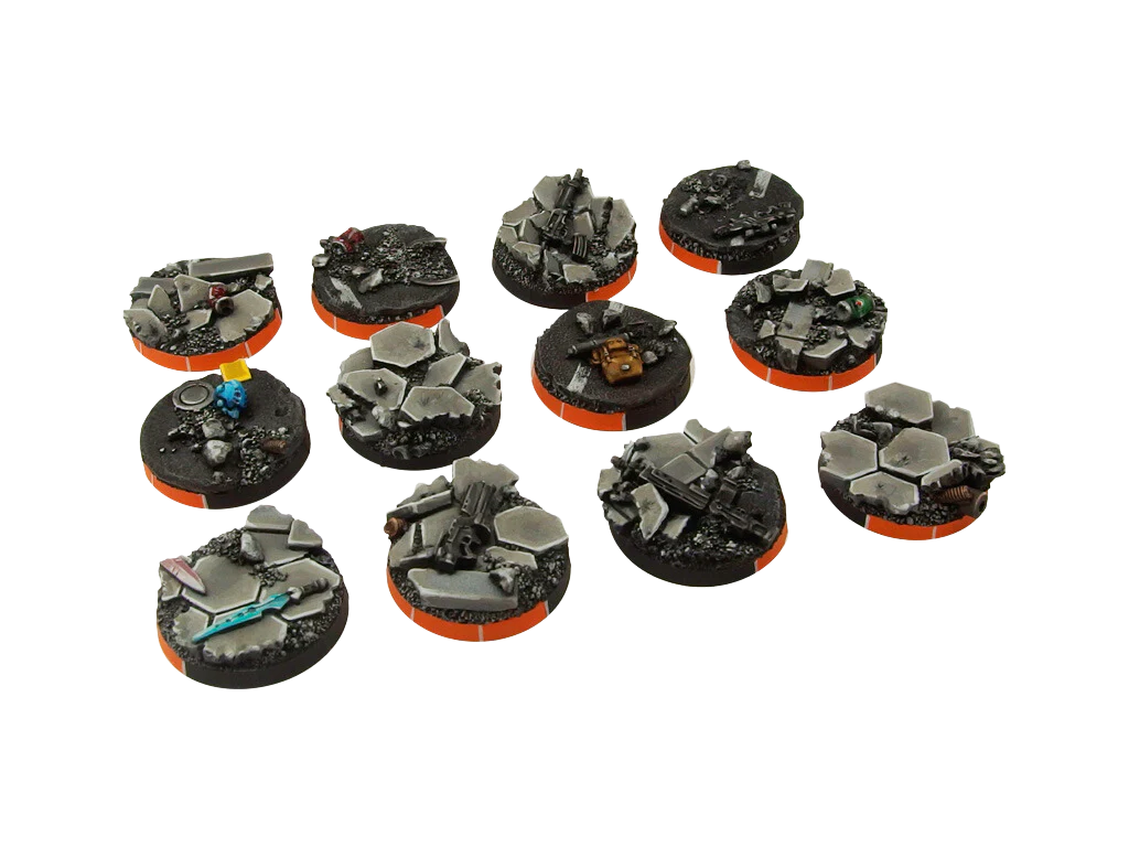 MicroArt - Urban Fight Arc Bases, Round 25mm (5)