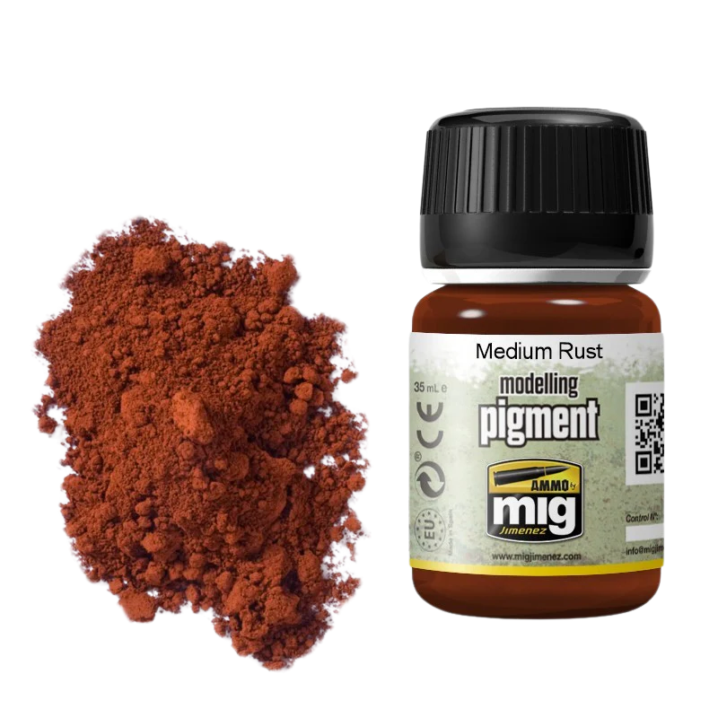Ammo by Mig - MODELLING PIGMENT: Medium Rust