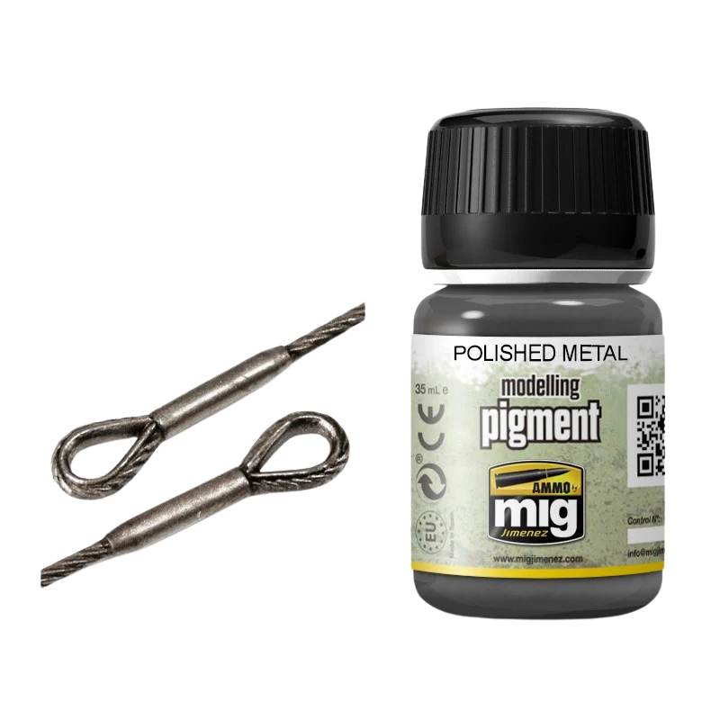 Ammo by Mig - MODELLING PIGMENT: Polished Metal