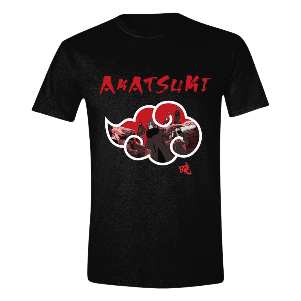 Naruto Shippuden T-Shirt Akatsuki Size XL