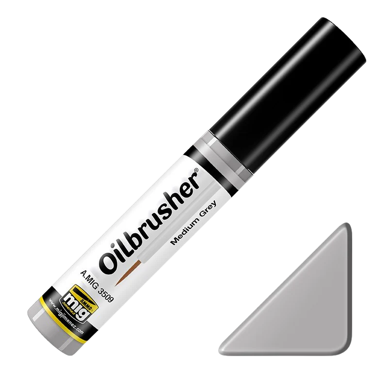 Ammo by Mig - OILBRUSHER: Medium Grey