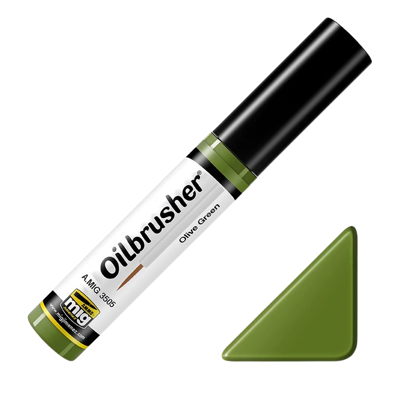 Ammo by Mig - OILBRUSHER: Olive Green