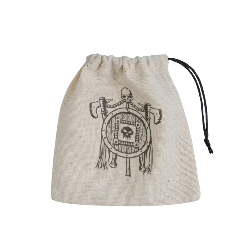 Orc Beige & black Basic Dice Bag