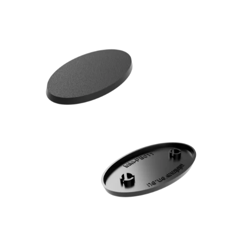 Oval 60x35mm Bases with magnet slots (6)