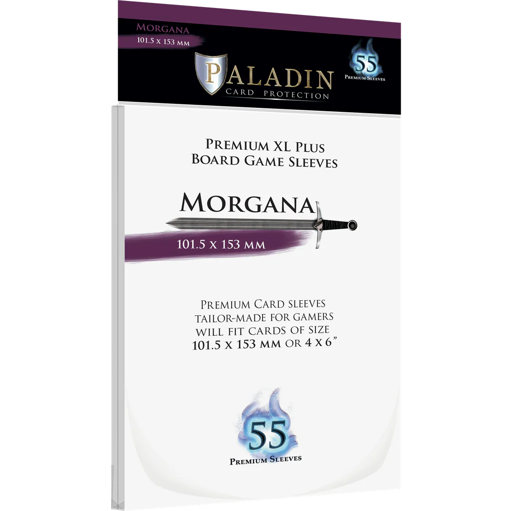PALADIN SLEEVES - MORGANA PREMIUM XL PLUS 101.5X153MM (55 SLEEVES)
