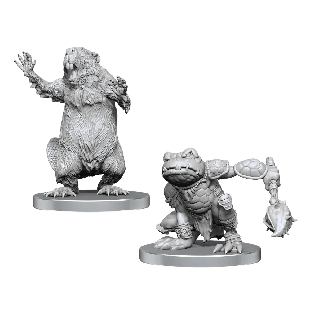 Pathfinder Battles Deep Cuts: Boggard Scout & Castoroides