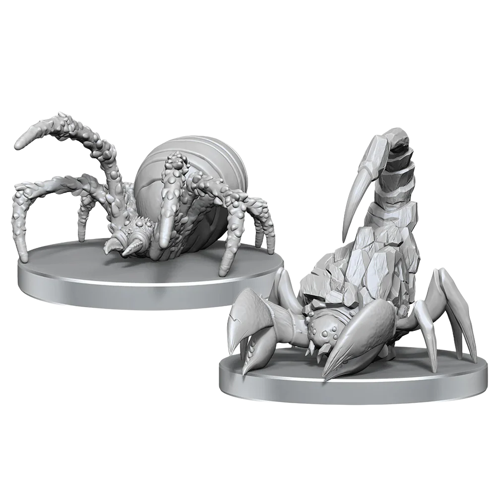Pathfinder Battles Deep Cuts: Cave Scorpion & Hunting Spider