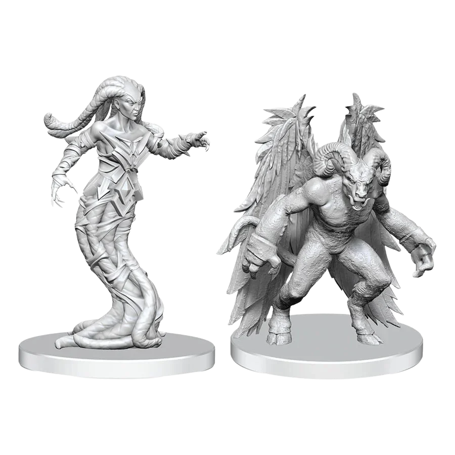 Pathfinder Battles Deep Cuts: Gylou (Handmaiden Devil) & Ferrugon (Rust Devil)