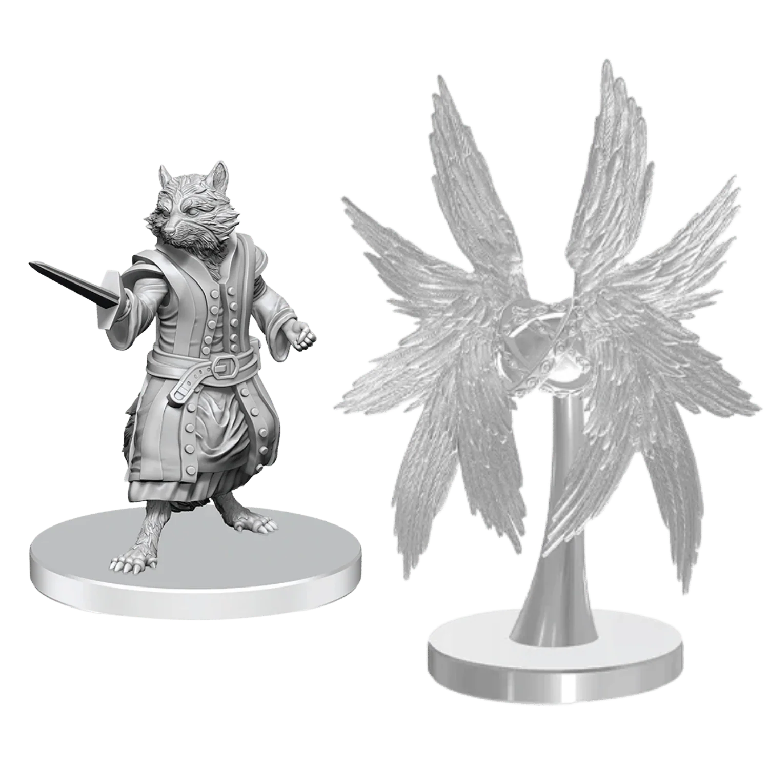 Pathfinder Battles Deep Cuts: Procyal (Raccoon Agathion) & Zoaem (Ring Archon)