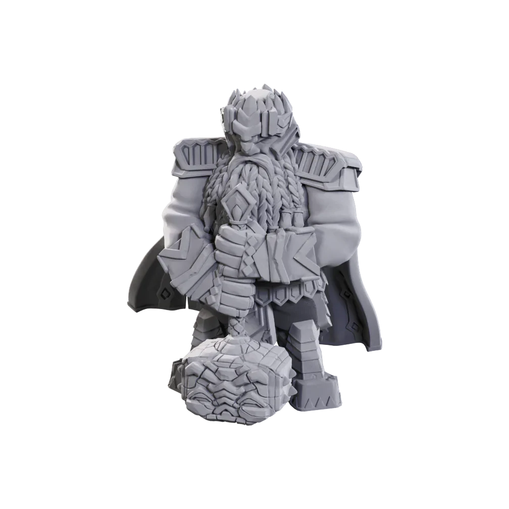 Pathfinder Deep Cuts Unpainted Miniatures - Male Dwarf Champion High-Level