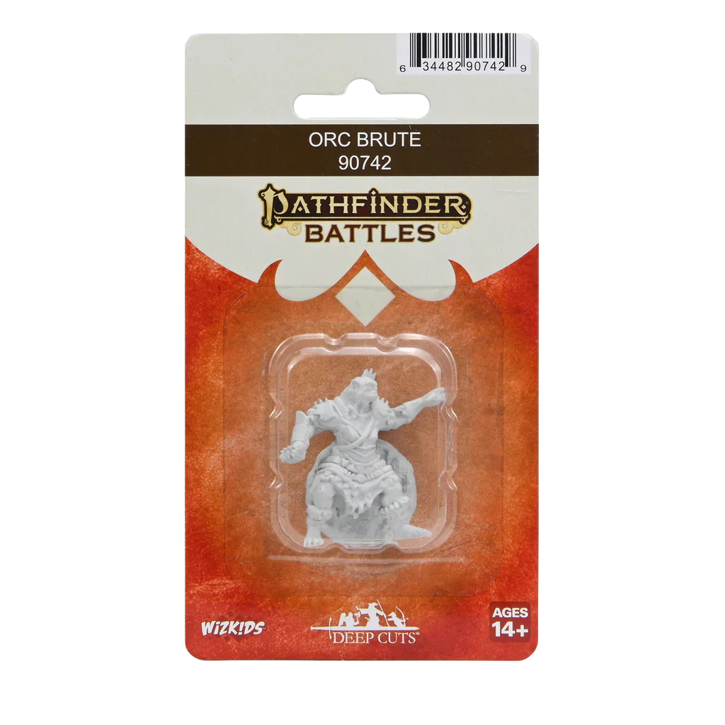 Pathfinder Deep Cuts Unpainted Miniatures - Orc Brute