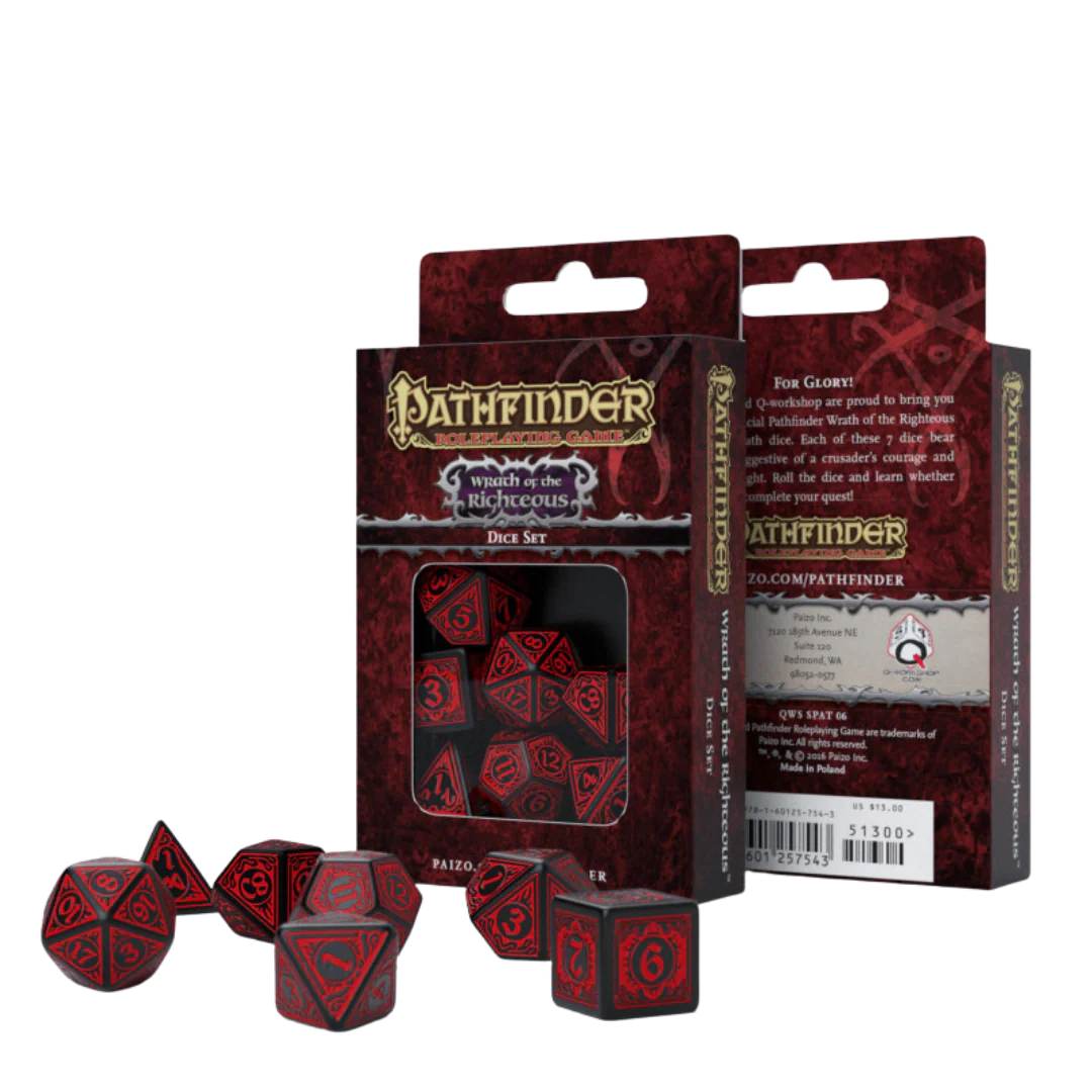 Q Workshop - Pathfinder Dice Set Wrath of the Righteous (7) - Image 2