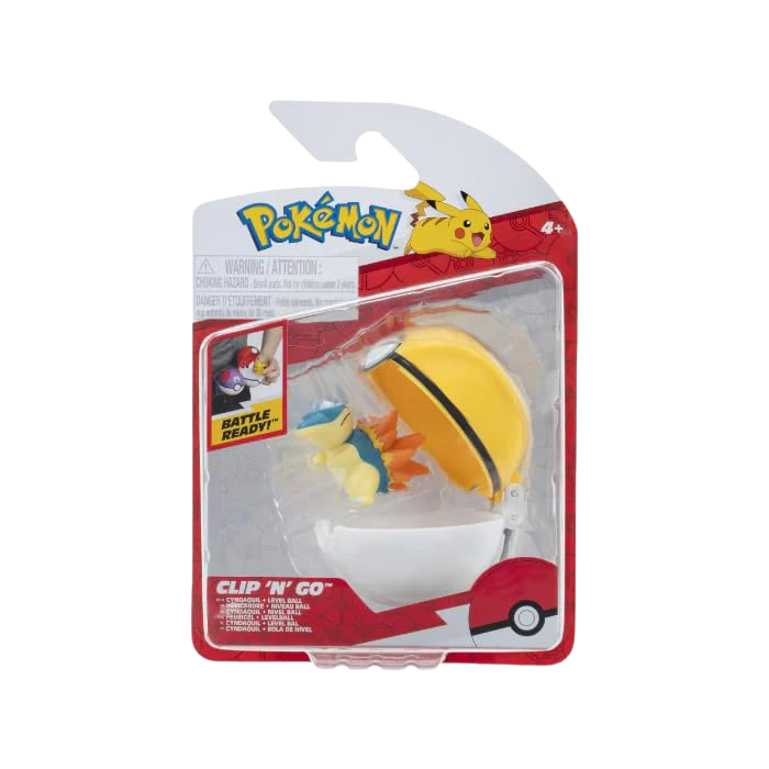 Pokémon Clip n' Go - Cyndaquil + Level Ball