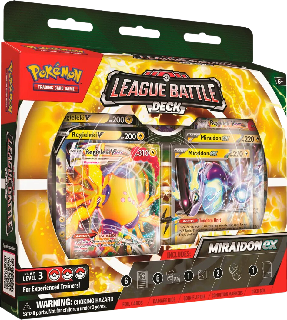 Pokémon TCG: Miraidon ex League Battle Deck - EN