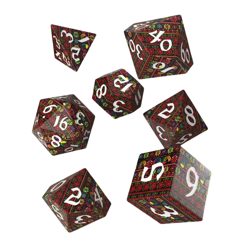 Q-Workshop - Full Art Dice Set: Krajka