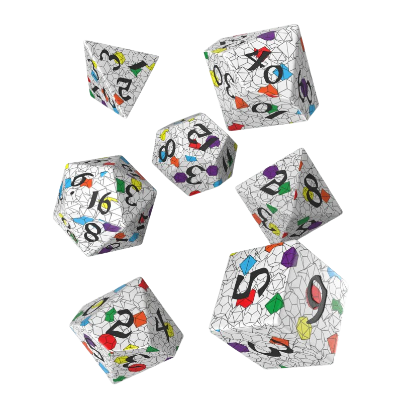Q-Workshop - Full Art Dice Set: Origin