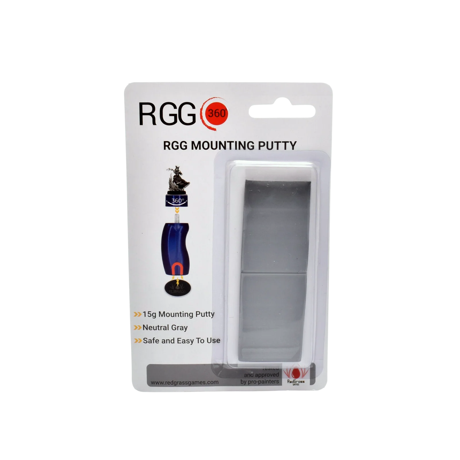 Red Grass Creative - 15g of mounting Putty for RGG360 â Neutral Gray