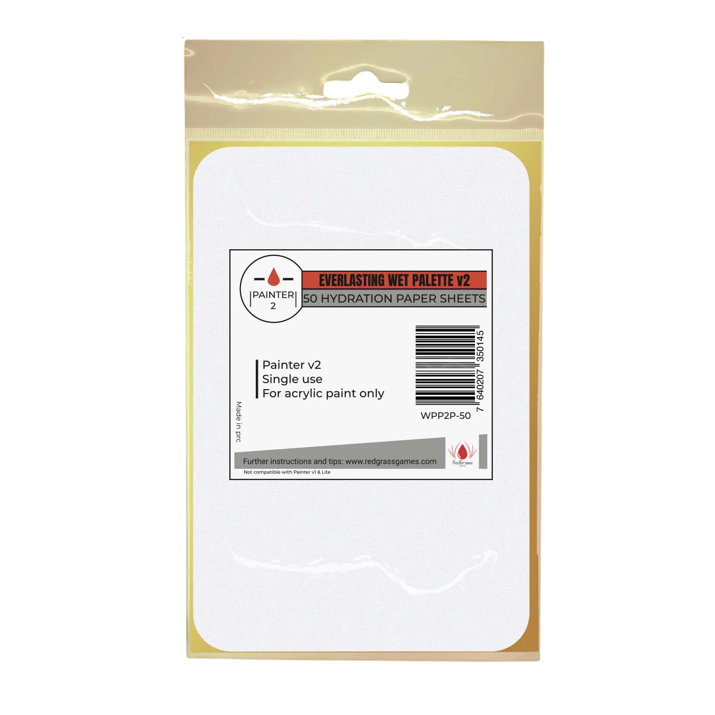Red Grass Creative - 50x Hydration Paper Sheets for Painter v2
