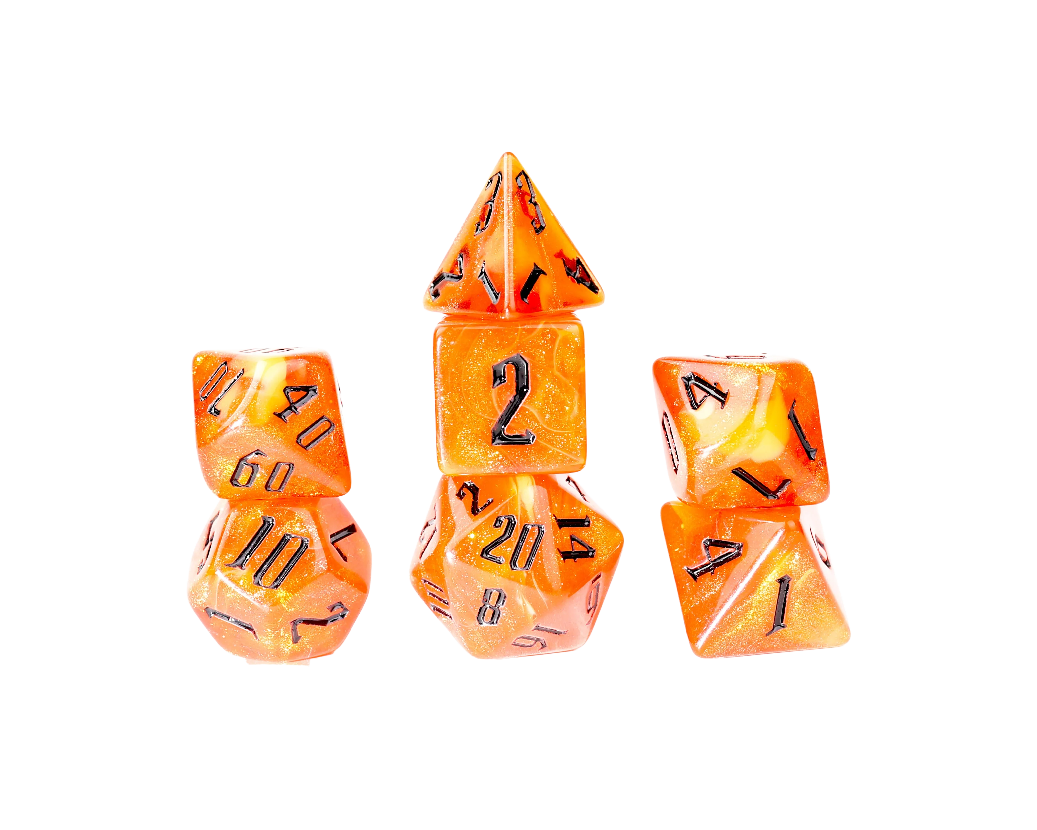 Sirius Dice - Dice Set - Fire Nebula