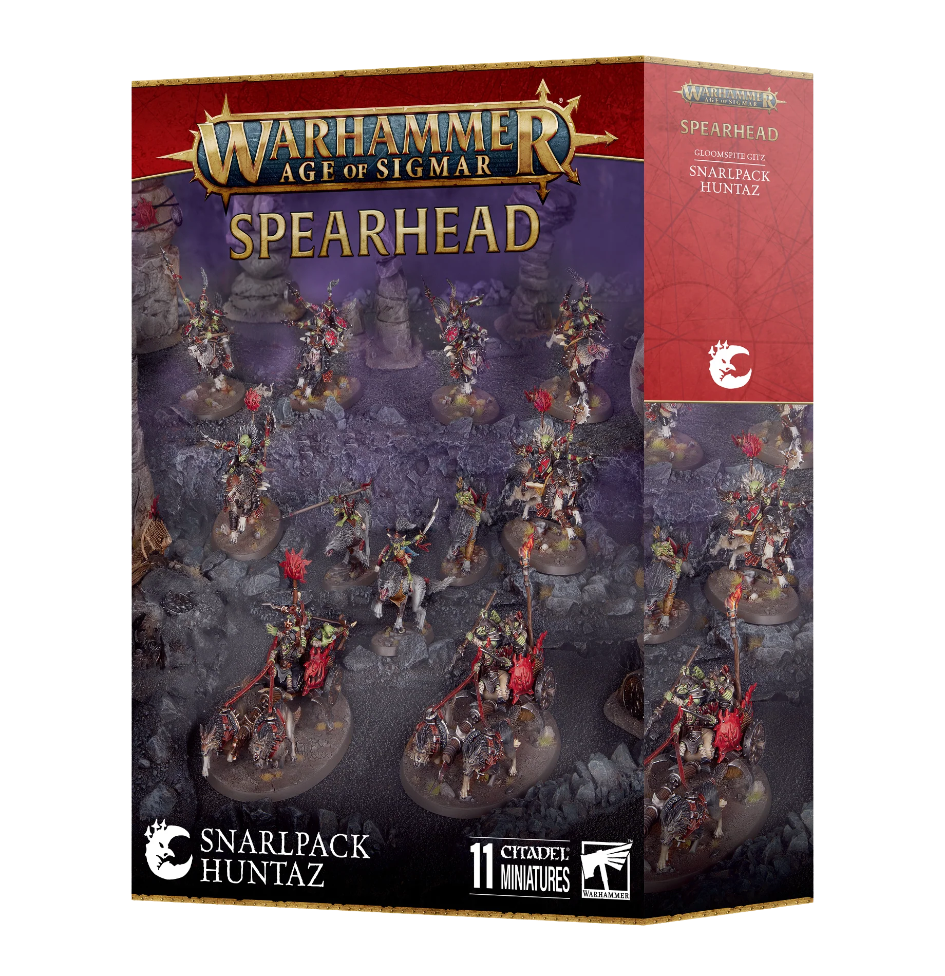 Spearhead: Gloomspite Gitz - Snarlpack Huntaz