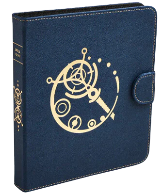 Spell Codex Portfolio - Midnight Blue