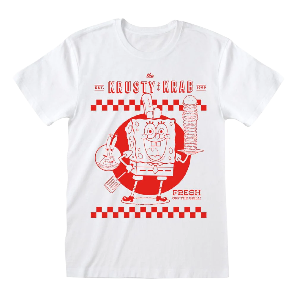 SpongeBob Squarepants T-Shirt Krusty Krab White L