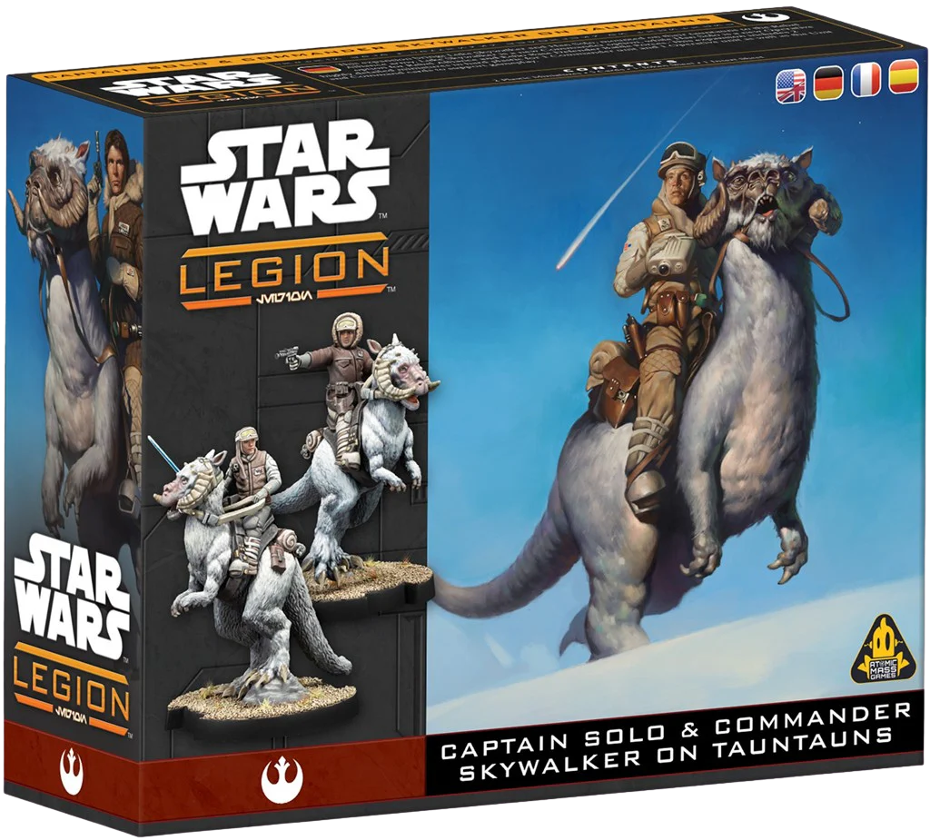 Star Wars: Legion - Han Solo & Luke Skywalker on Tauntaun