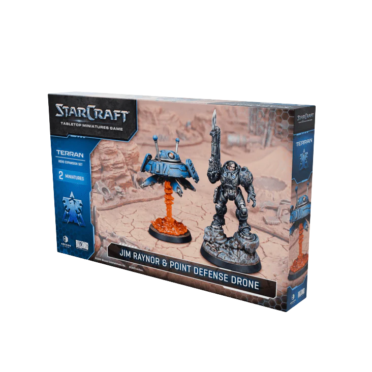 StarCraft® The Miniatures Game - Jim Raynor (Raynor's Raiders) - Terran - Hero Expansion Set - EN