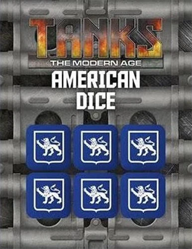 Tanks The Modern Age: American Dice Set
