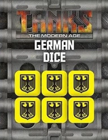Tanks The Modern Age: German Dice Set
