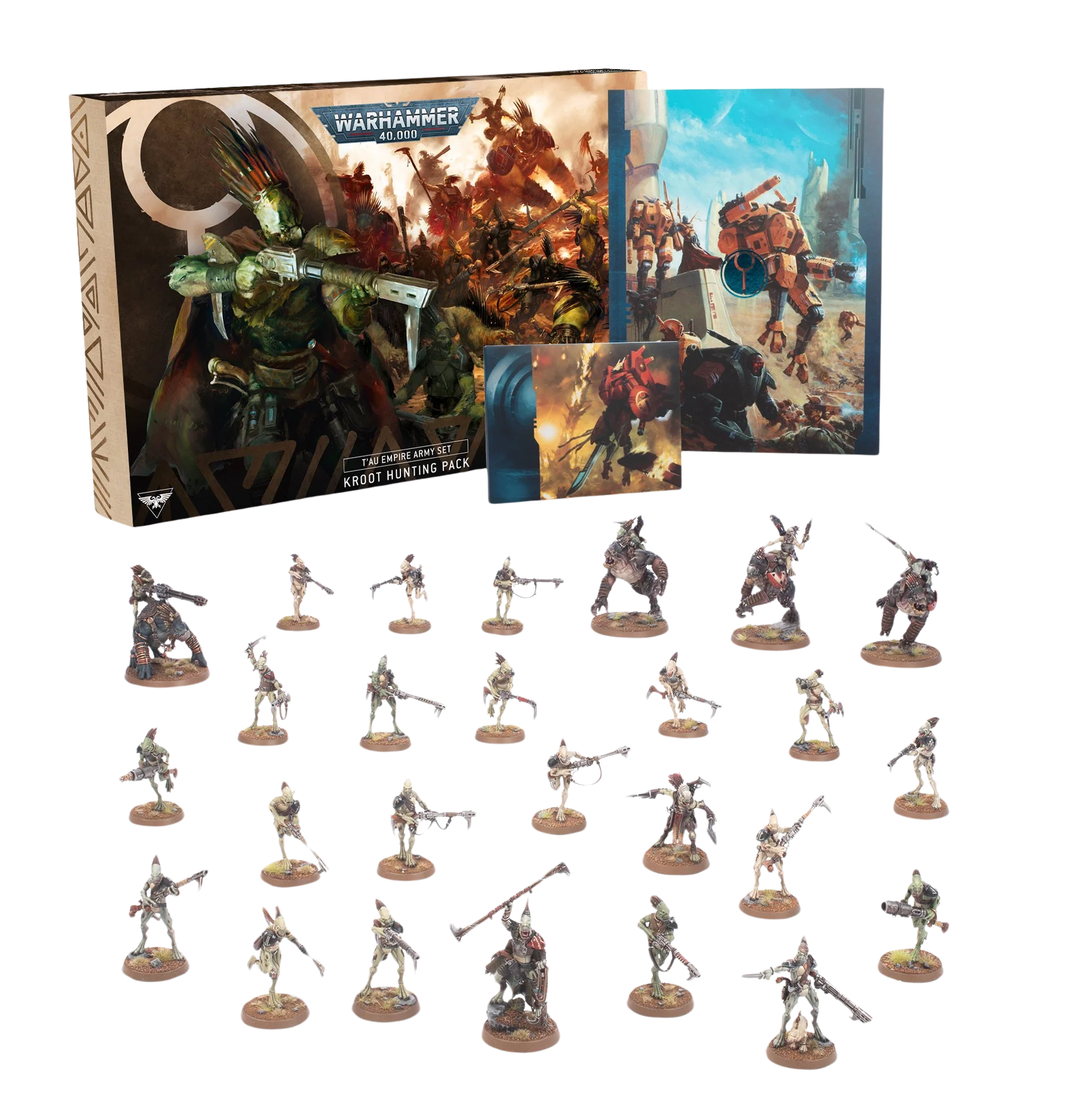 T'au Empire: Kroot Hunting Pack Army Set