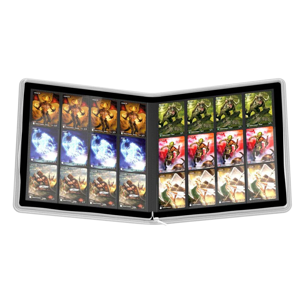 Ultimate Guard Zipfolio 480 - 24-Pocket XenoSkin (Quadrow) - White - Image 2