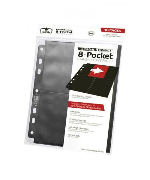 Ultimate Guard: 8 Pocket Pages: Black