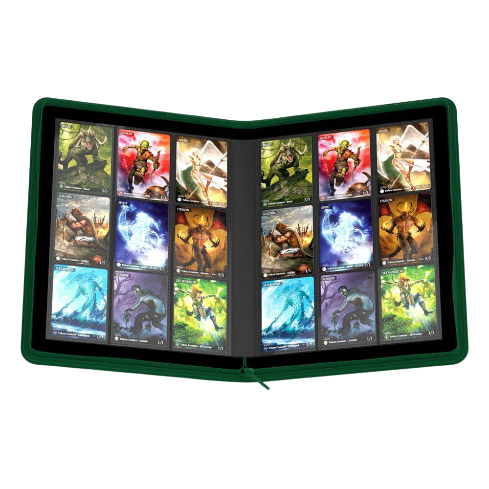 Ultimate Guard Zipfolio 360 - 18-Pocket XenoSkin - Green - Image 2