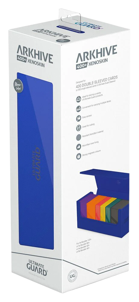 Ultimate Guard Arkhive 400+ XenoSkin Monocolor Blue - Image 2