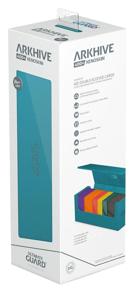 Ultimate Guard Arkhive 400+ XenoSkin Monocolor Petrol