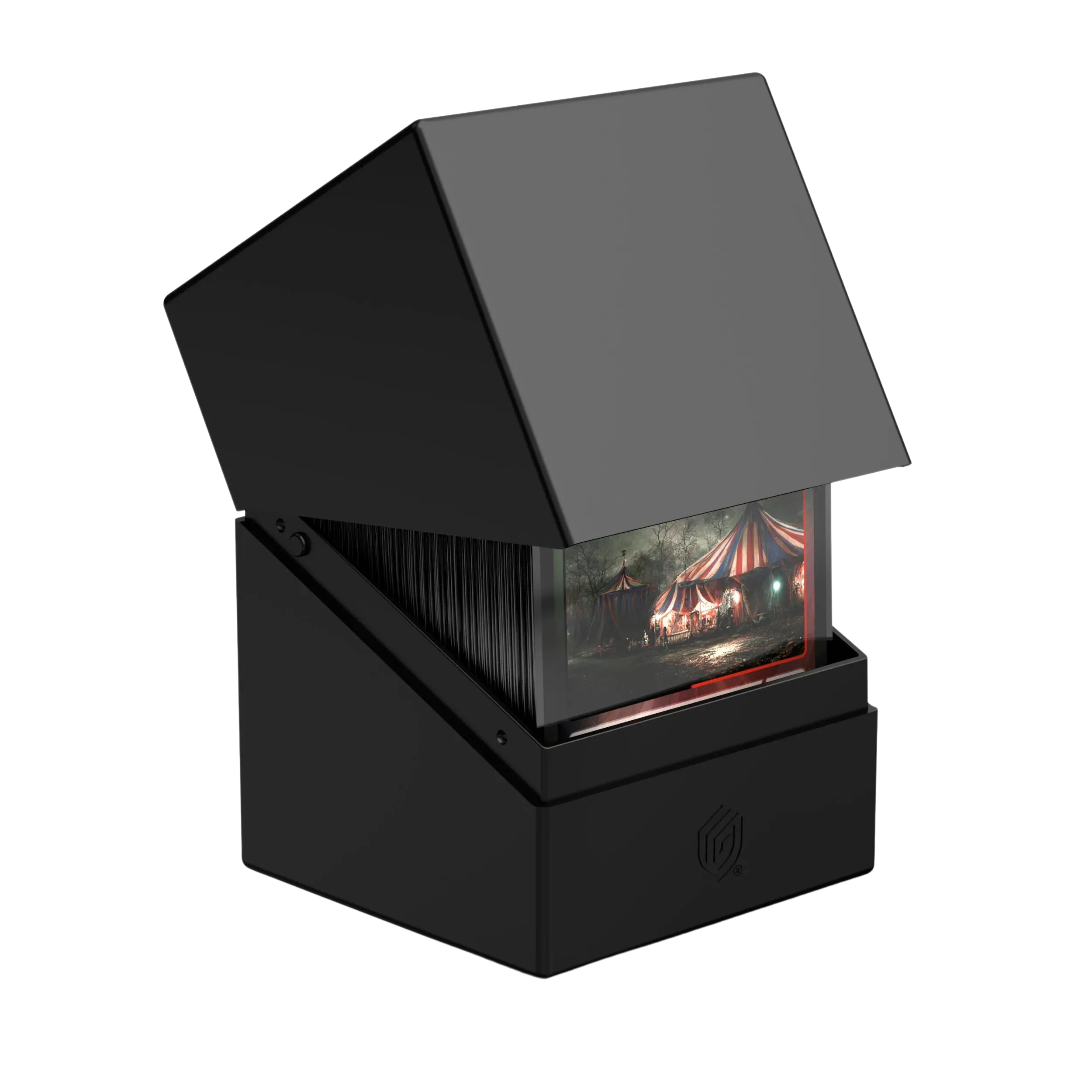 Ultimate Guard Boulder Deck Case 100+ Solid Black