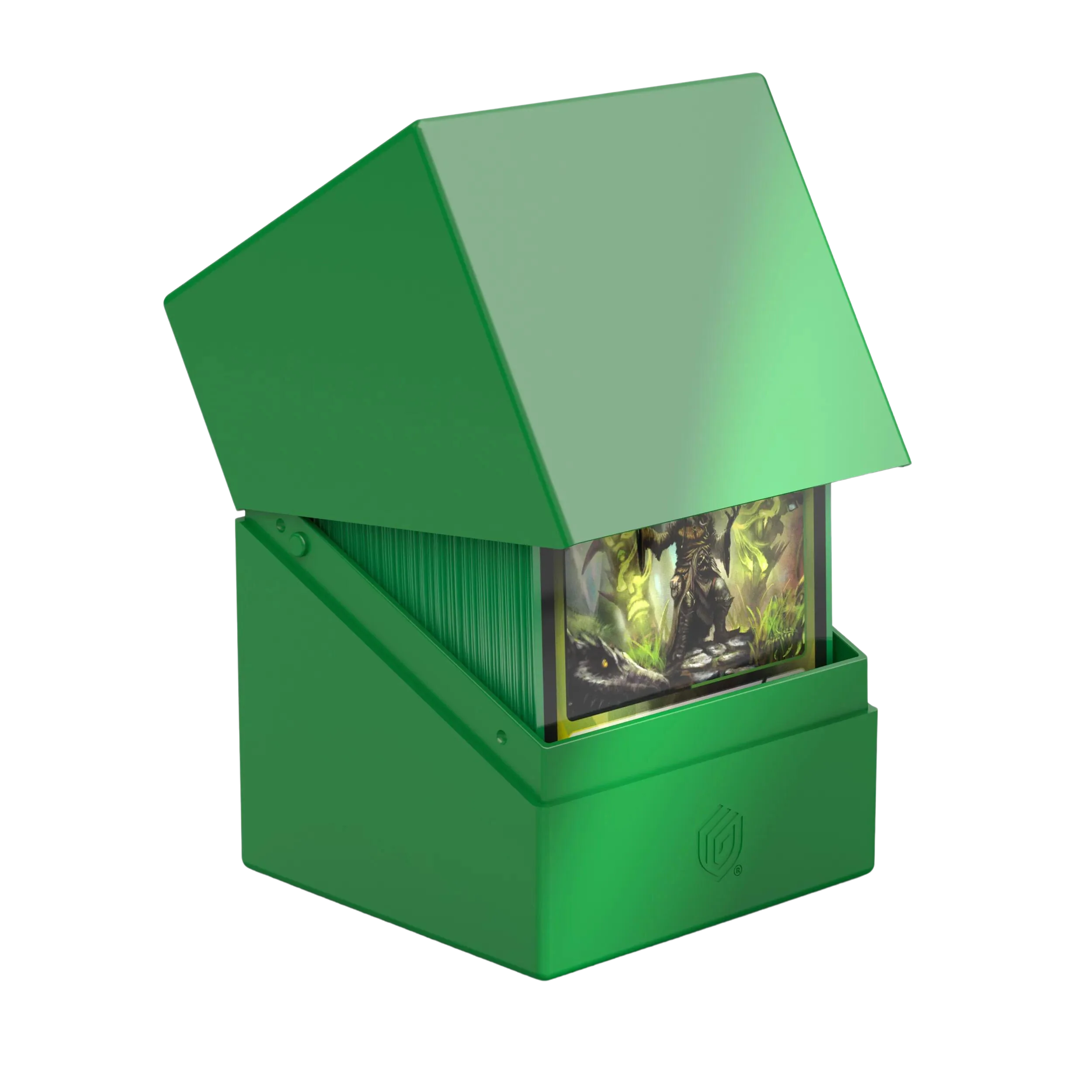Ultimate Guard Boulder Deck Case 100+ Solid Green