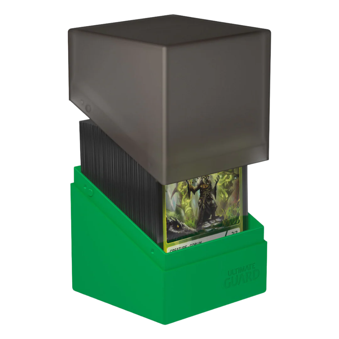 Ultimate Guard Boulder Deck Case 100+  SYNERGY Black/Green - Image 2