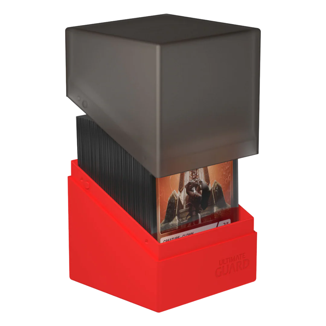 Ultimate Guard Boulder Deck Case 100+  SYNERGY Black/Red - Image 2