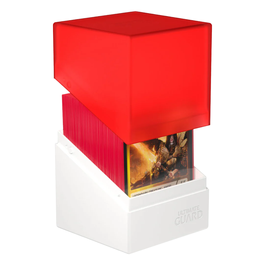 Ultimate Guard Boulder Deck Case 100+  SYNERGY Red/White - Image 2