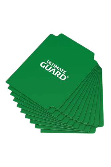 Ultimate Guard Card Dividers Standard Size Green (10)