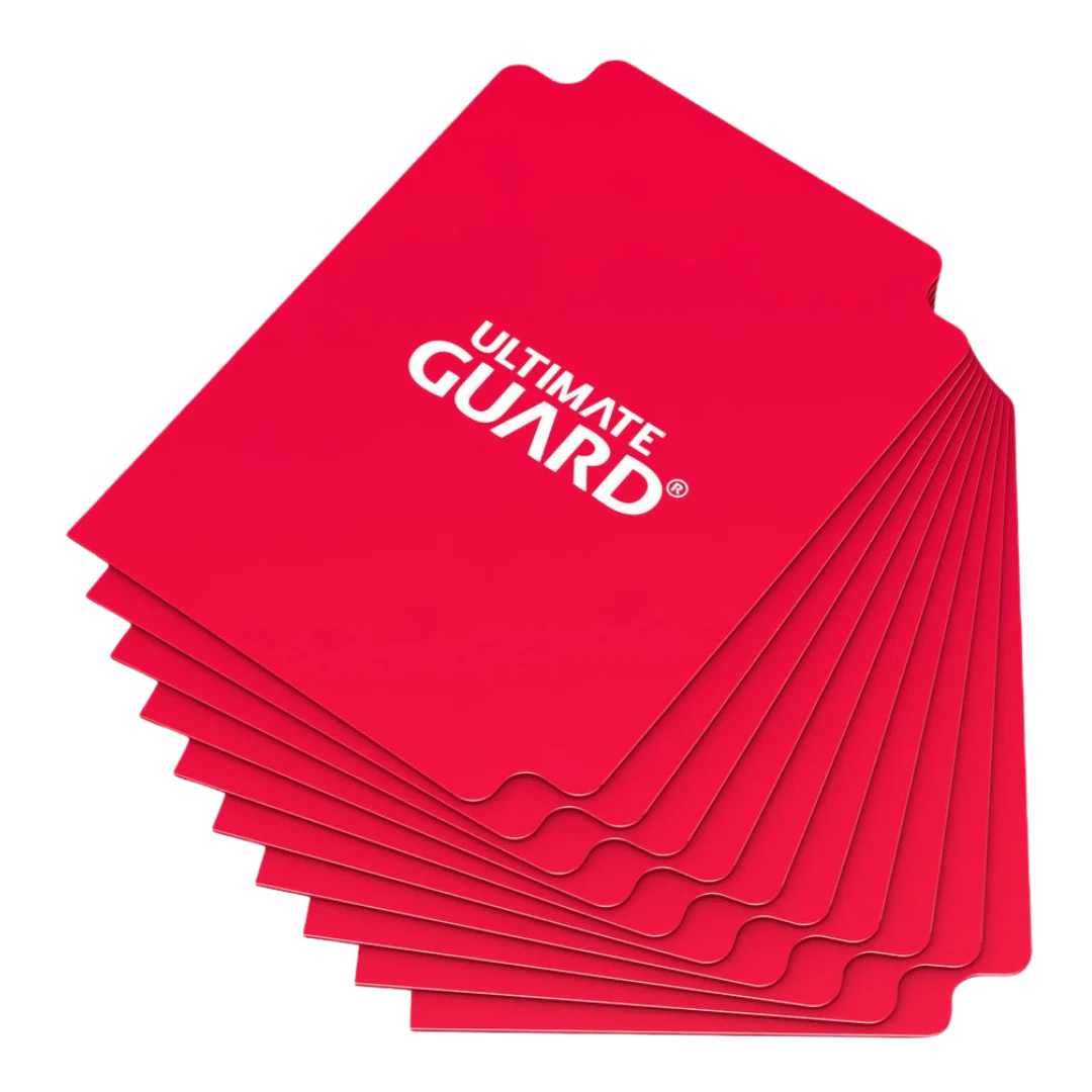 Ultimate Guard Card Dividers Standard Size Red (10)