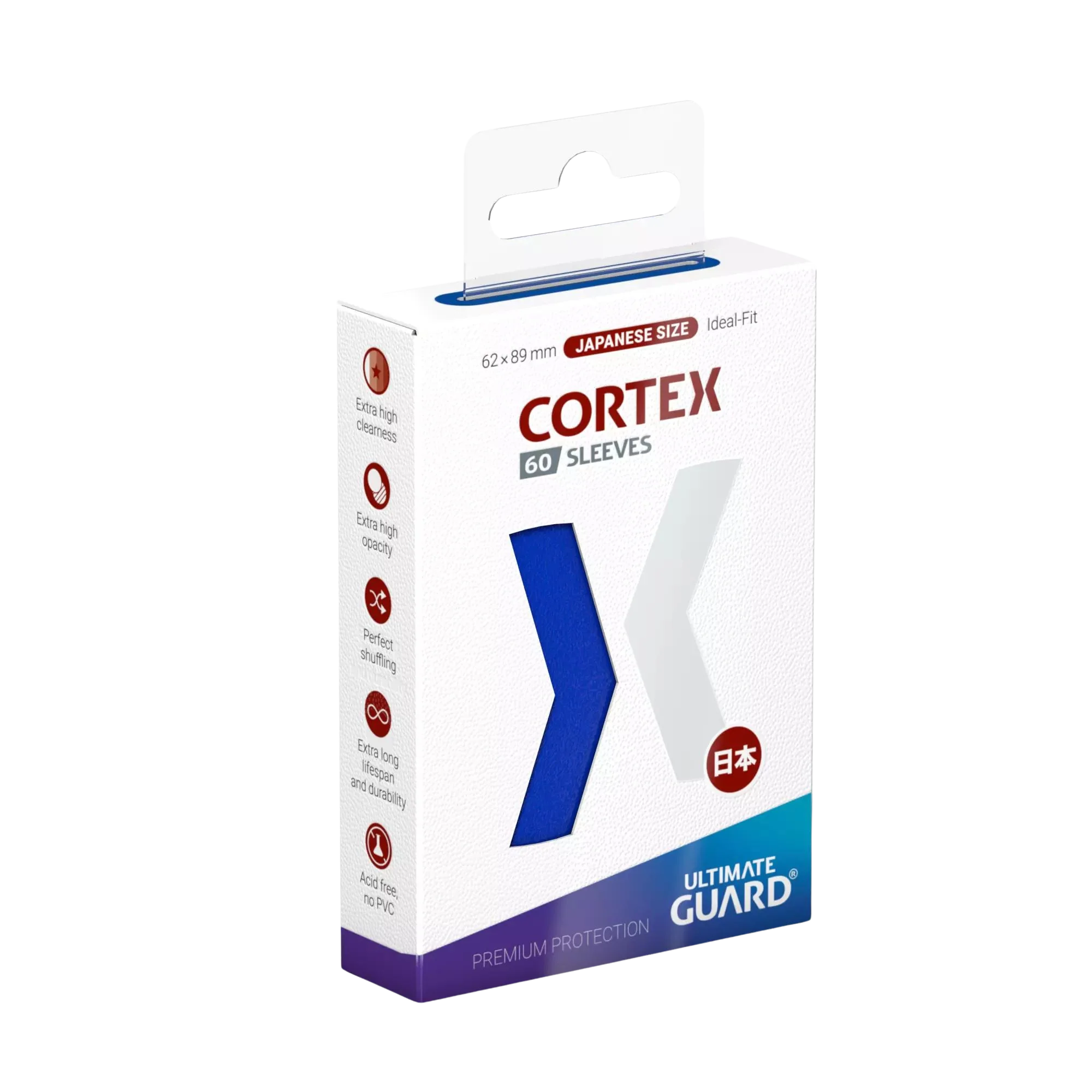 Ultimate Guard Cortex Sleeves Japanese Size Blue (60)