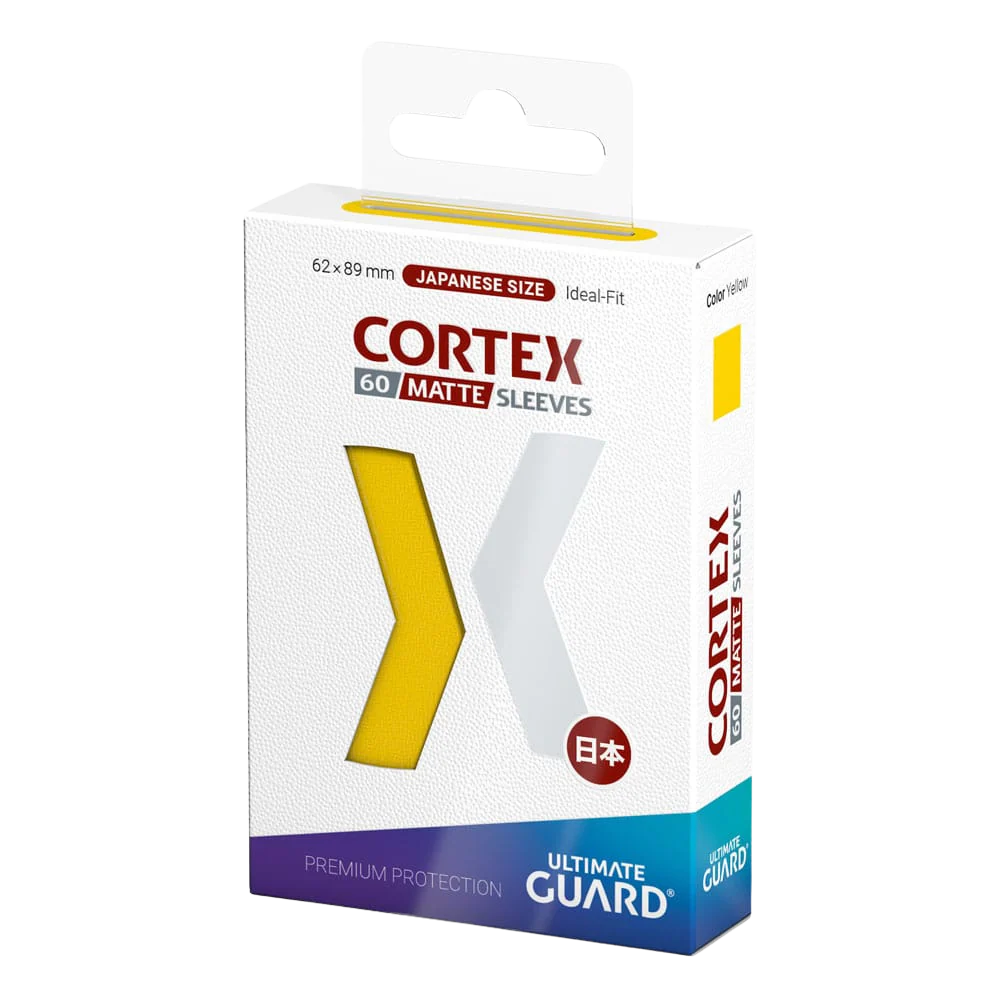 Ultimate Guard Cortex Sleeves Japanese Size Matte Yellow (60)