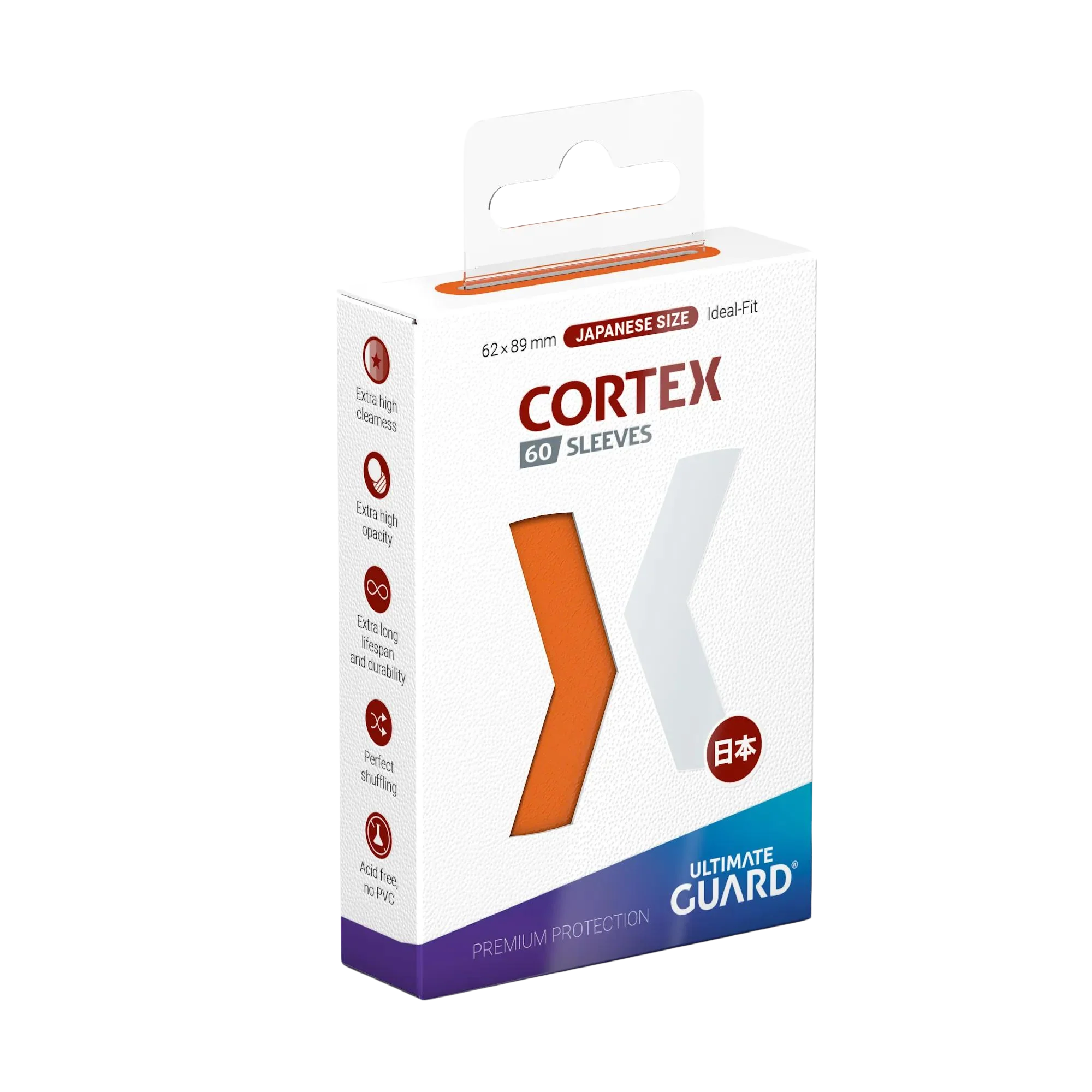 Ultimate Guard Cortex Sleeves Japanese Size Orange (60)