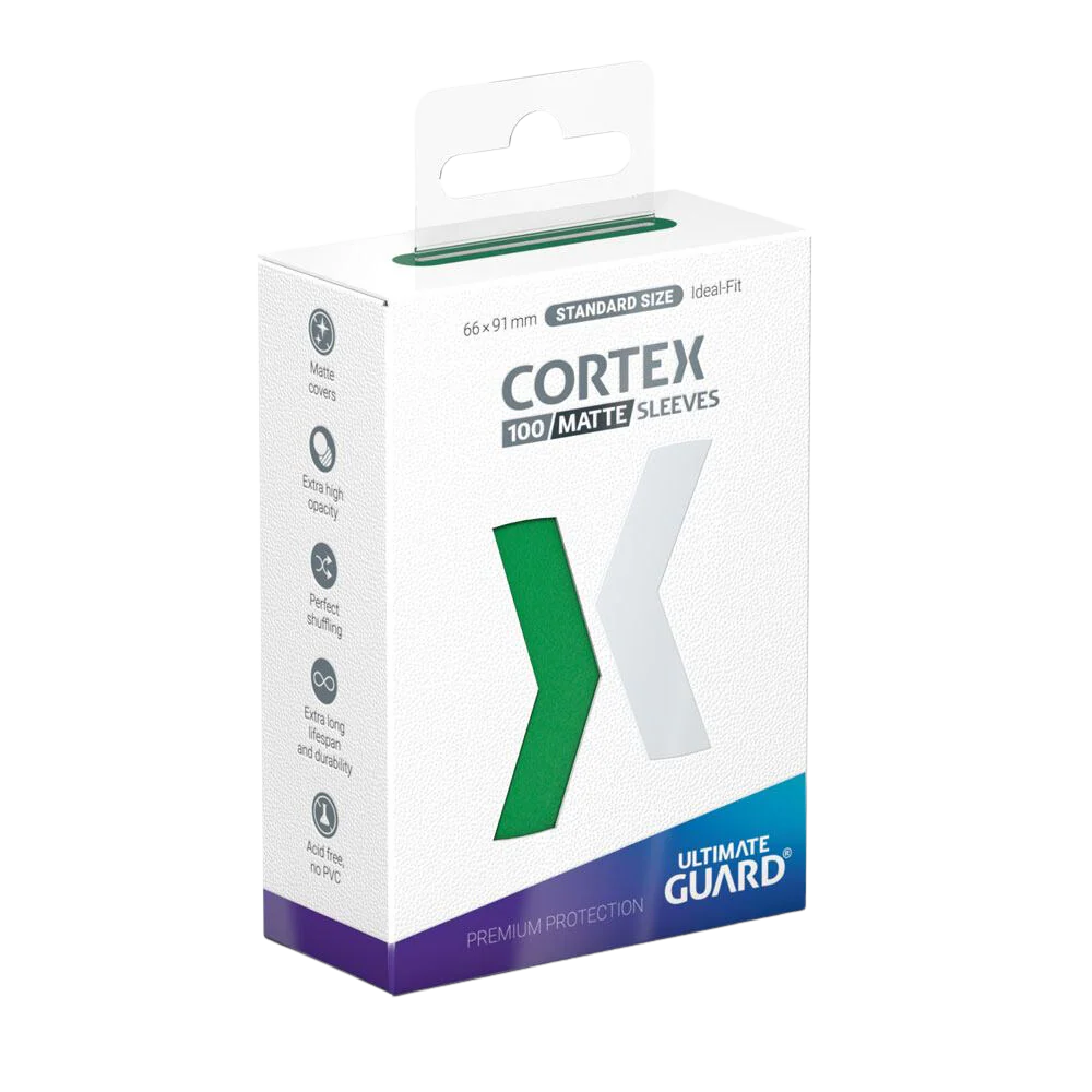 Ultimate Guard - Cortex Sleeves Standard Size Matte Green (100)
