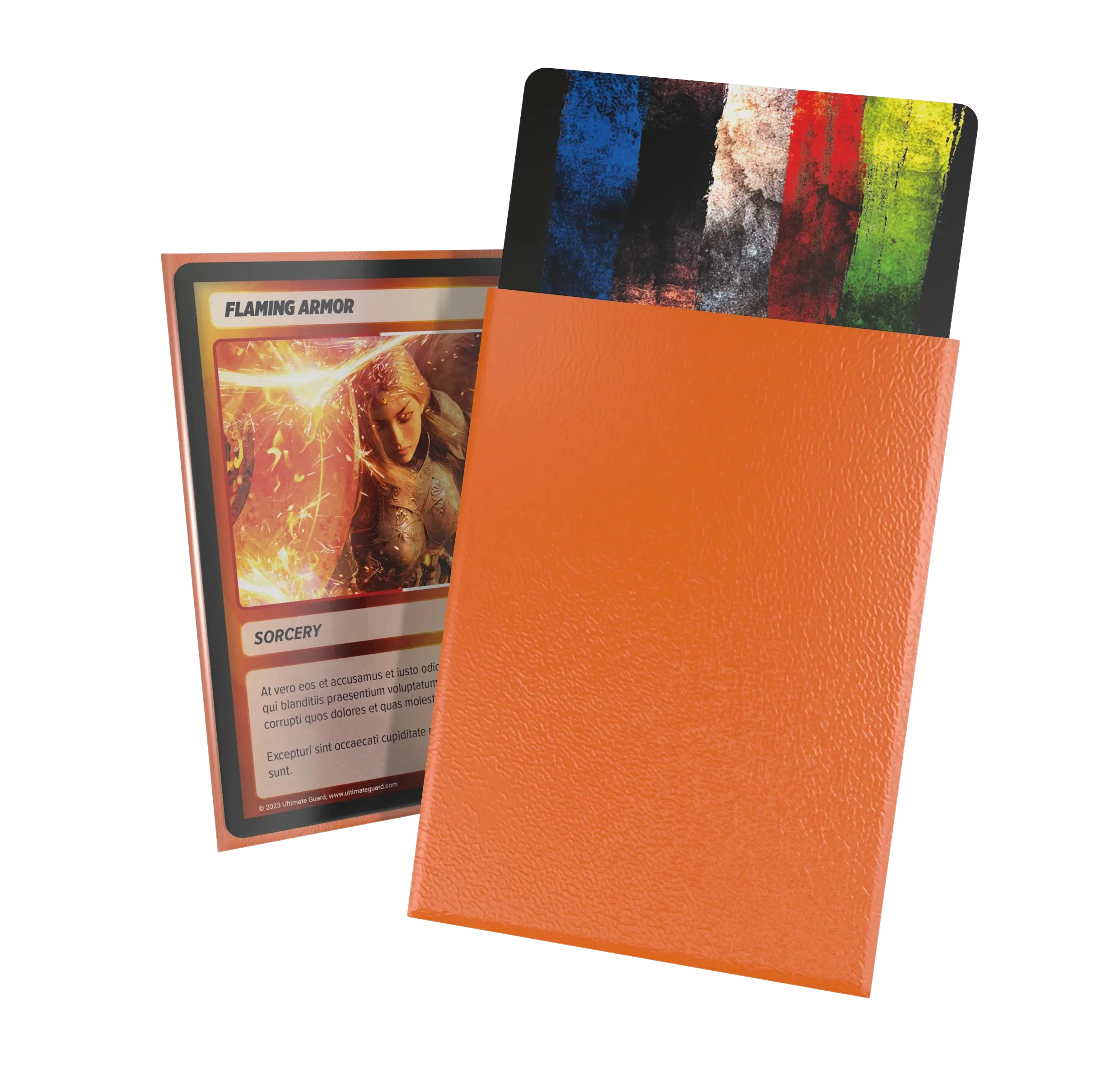 Ultimate Guard Cortex Sleeves Standard Size Matte Orange (100) - Image 2