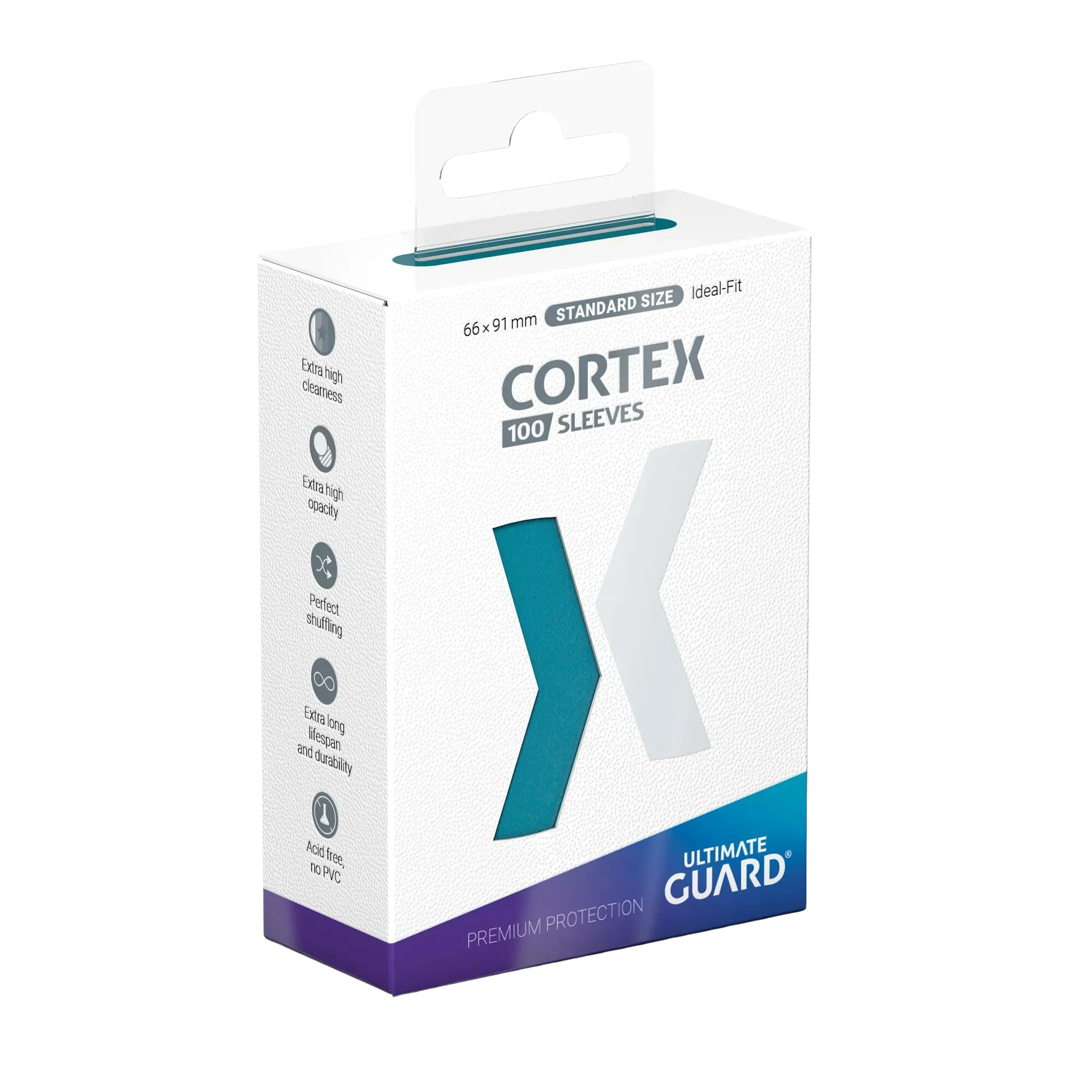 Ultimate Guard Cortex Sleeves Standard Size Petrol (100)