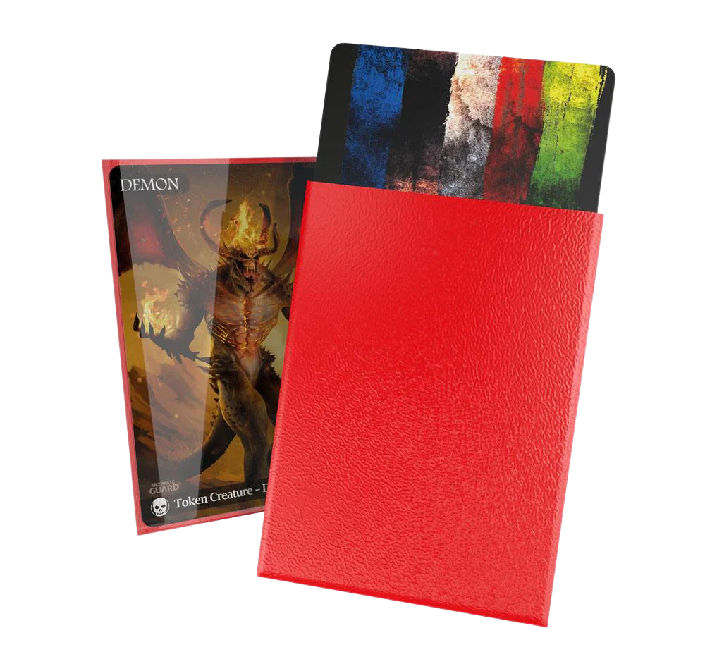 Ultimate Guard Cortex Sleeves Standard Size Red (100) - Image 2